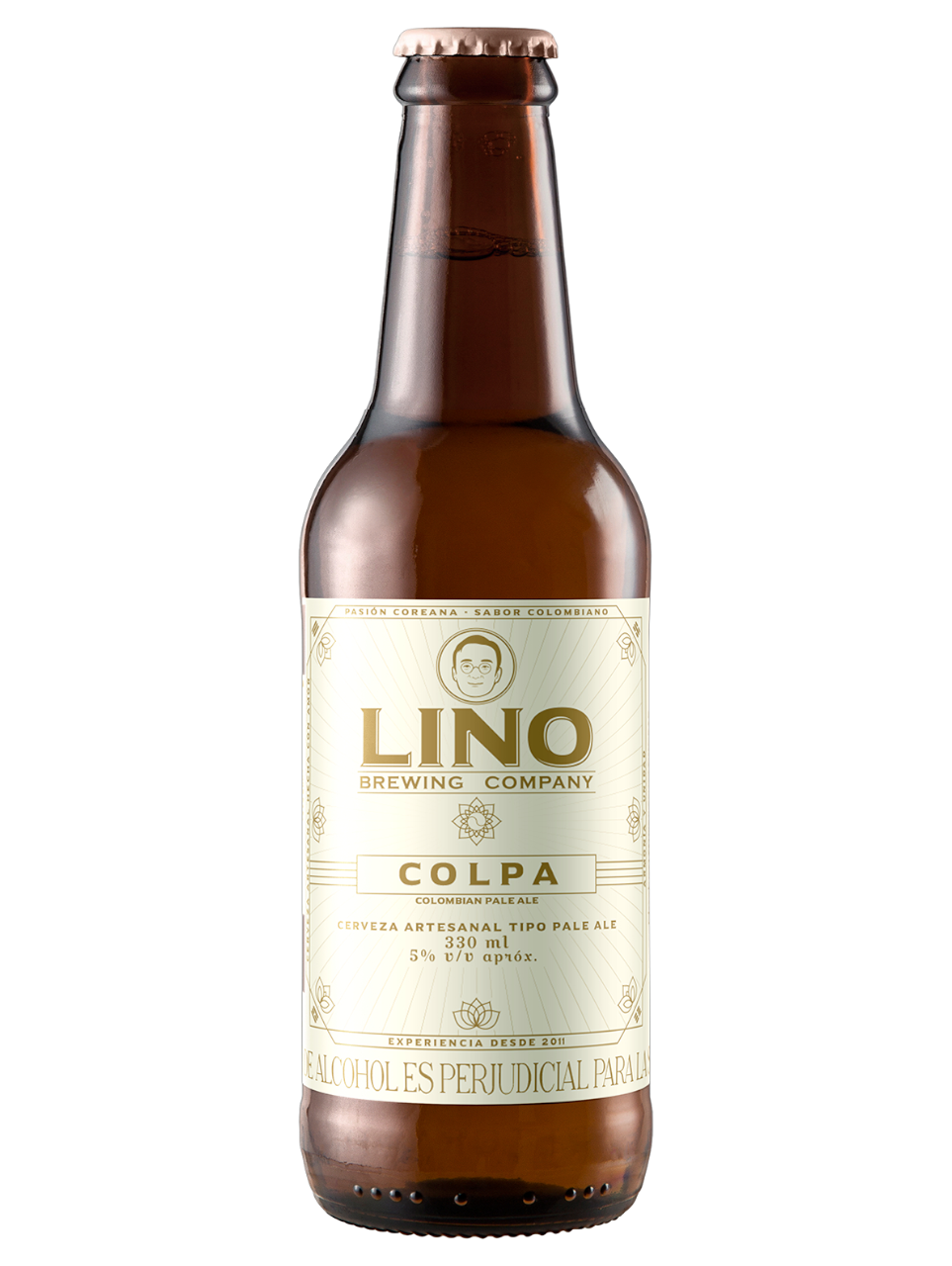 CERVEZA COLOMBIANA COLPA LINO 330ML