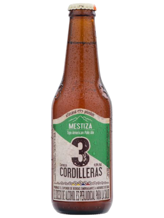 CERVEZA COLOMBIANA TRES CORDILLERAS MESTIZA BOT 330ML