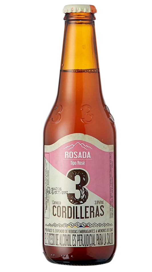 CERVEZA COLOMBIANA TRES CORDILLERAS ROSE 300ML