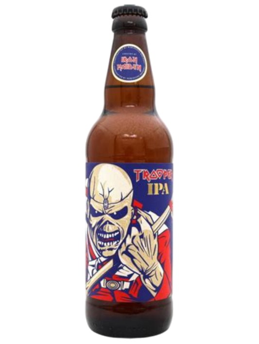 CERVEZA INGLESA IRON MAIDEN TROOPER IPA BOT 500ML
