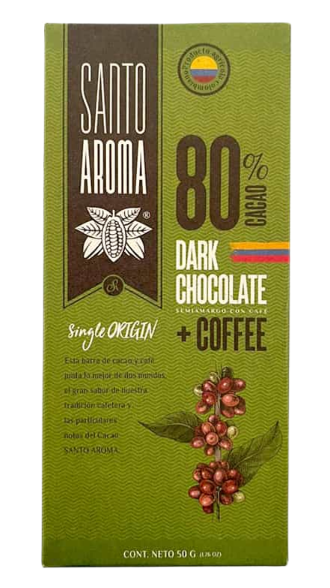 CHOCOLATE SANTO AROMA DEL 80%