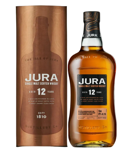 WHISKY JURA 12 AÑOS 750ML