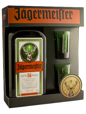 ESTUCHE JAGERMEISTER 700ML 2 SHOTS