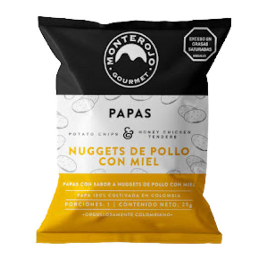 PAPAS NUGGETS DE POLLO CON MIEL MONTEROJO 25GR