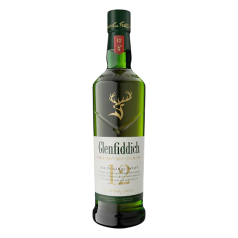 WHISKY GLENFIDDICH 12 AÑOS 375 ML