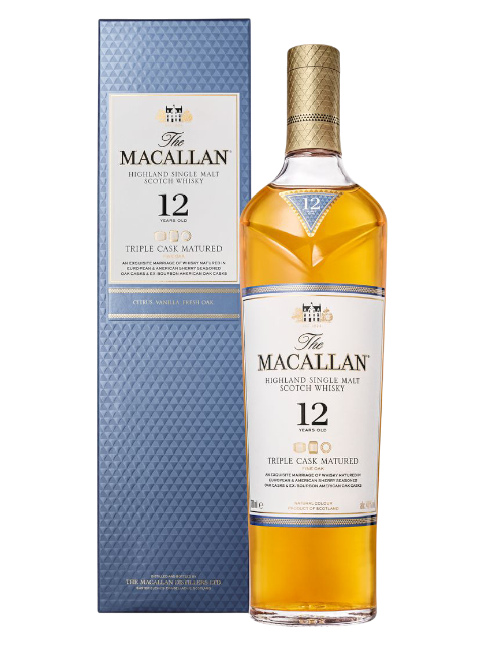 WHISKY MACALLAN TRIPLE CASK 12