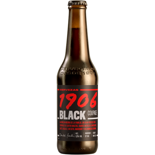 CERVEZA ESPAÑOLA 1906 BLACK COUPAGE 330ML