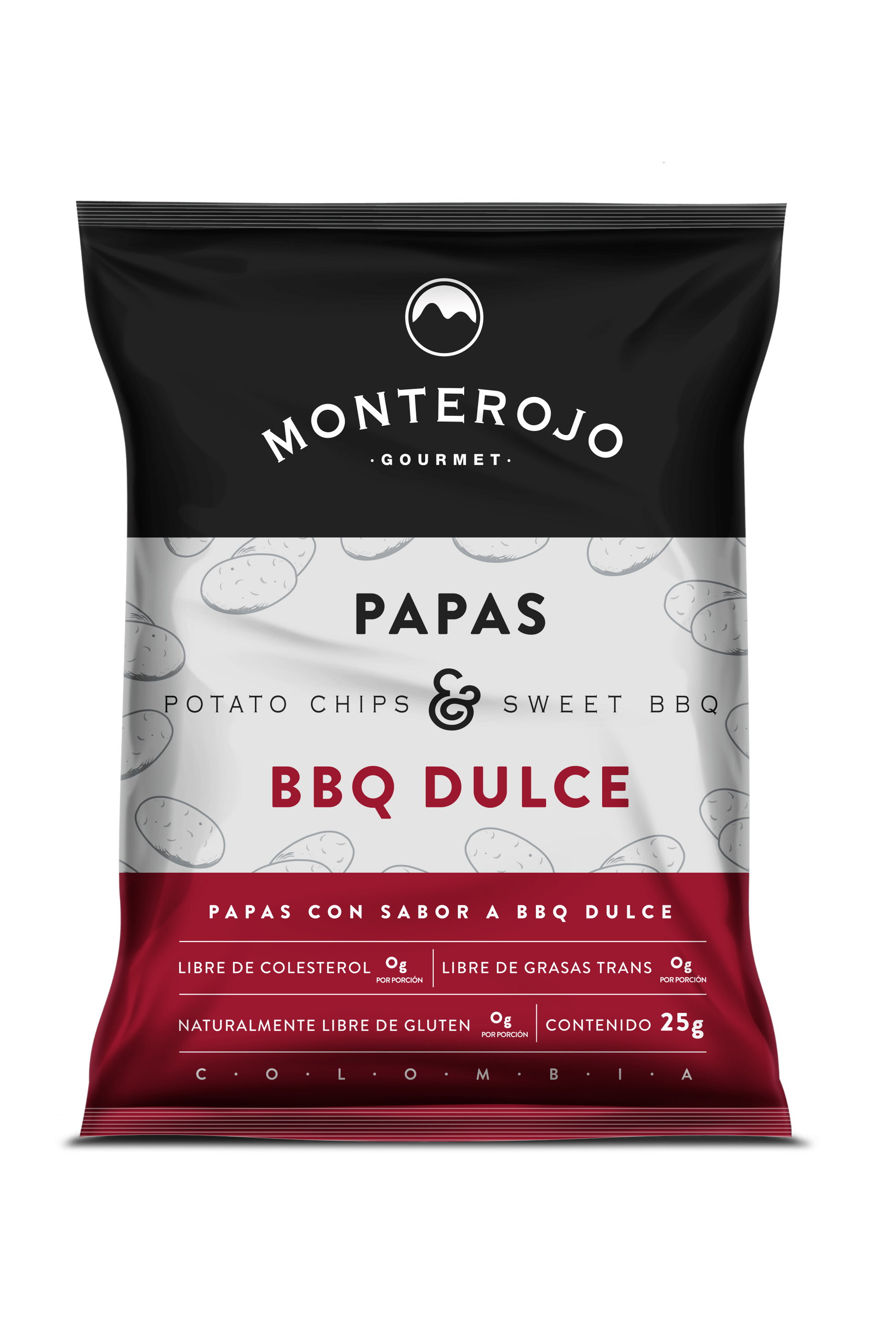 Papas Monterojo BBQ dulce 25gr