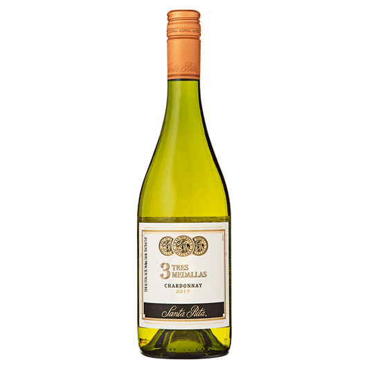 VINO TRES MEDALLAS CHARDONNAY 750ML