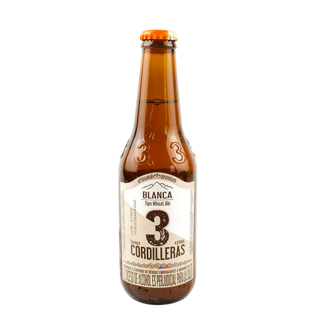 CERVEZA TRES CORDILLERAS BLANCA 300ML