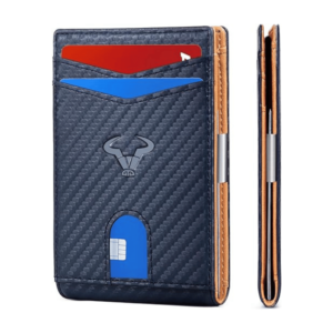 Billetera Cuero Azul